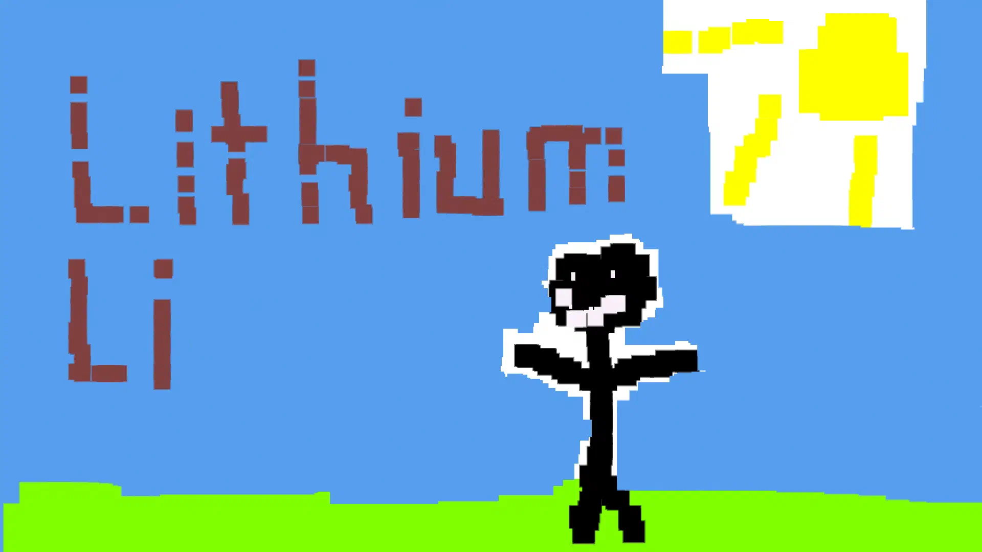 Bereksperimen dengan menggambar di GIMP pertama kalinya. 'LithiumLi' merupakan nama pengguna dahulu.